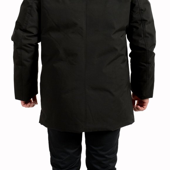 Mackage Men's "Edward-X" Black Fur-Trim Long Parka Jacket sz US 38/S IT 48 - Picture 4 of 8